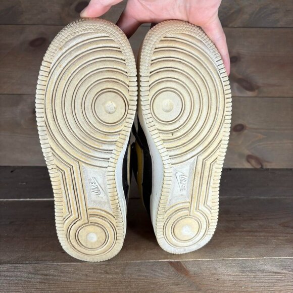 nike air force 1 SE womens size 6.5 shoes black satin lowtop comfort sneakers - Picture 7 of 8